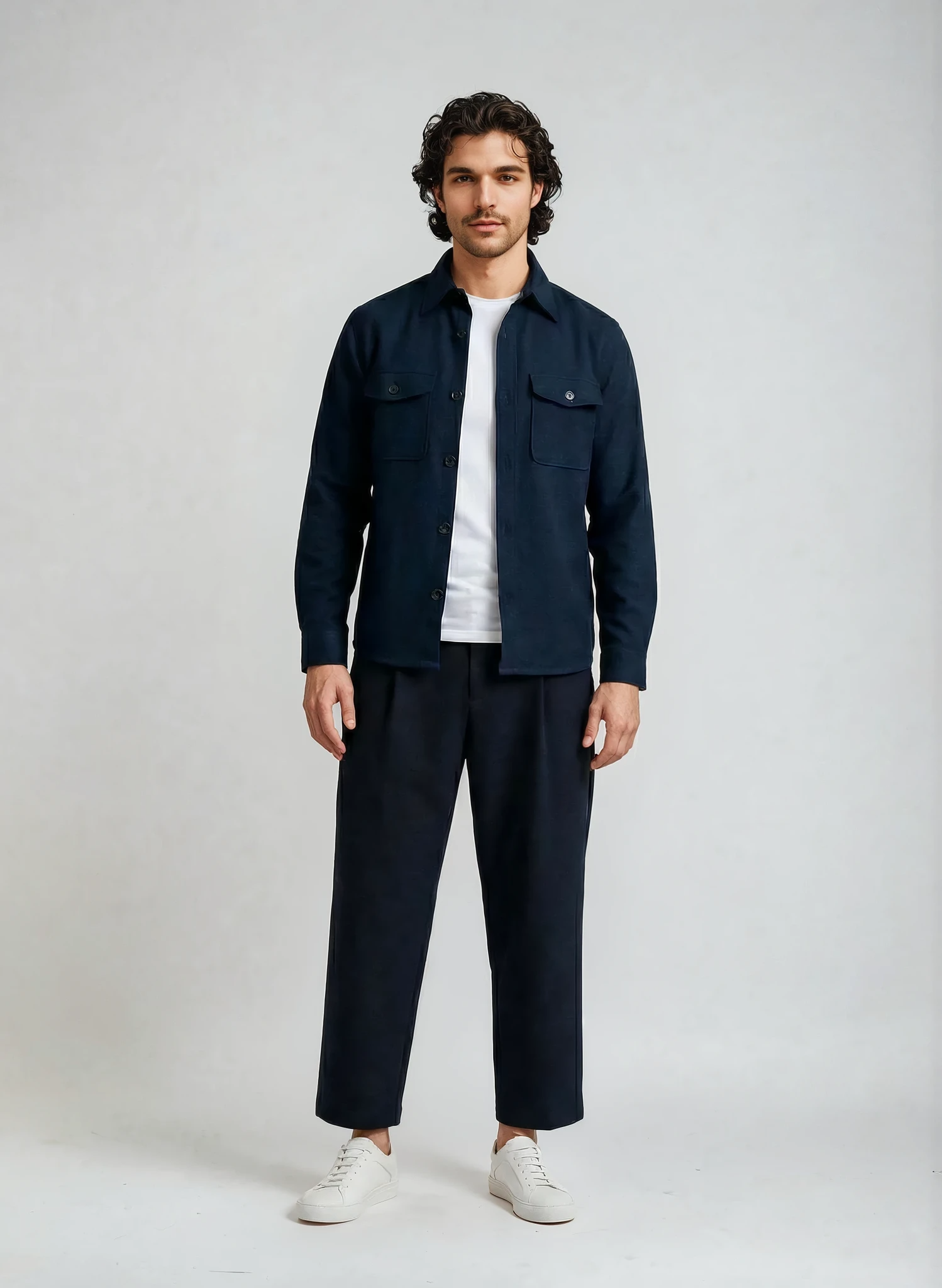 The Monsé Overshirt | Deep Blue