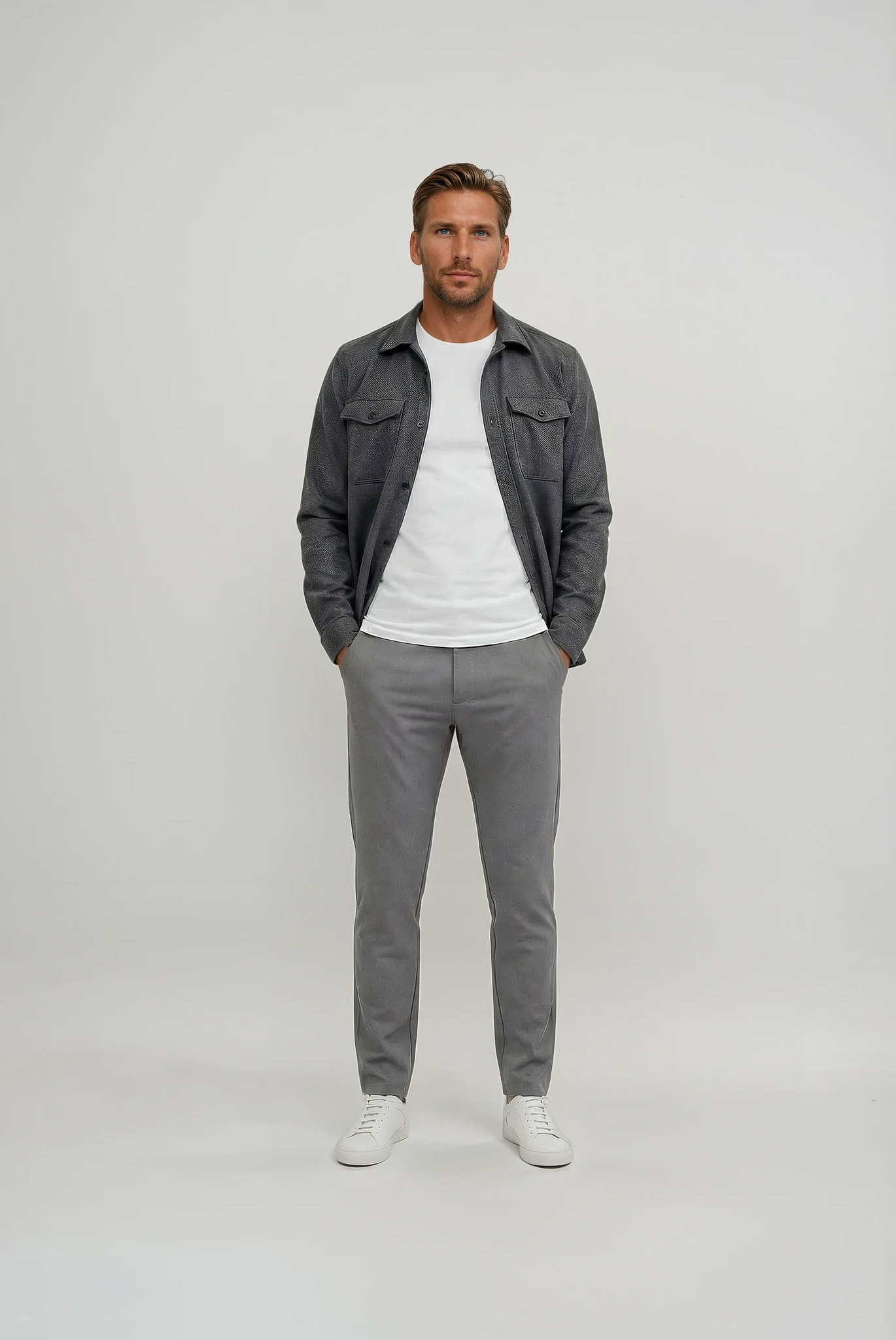 The Monsé Overshirt | Grijs