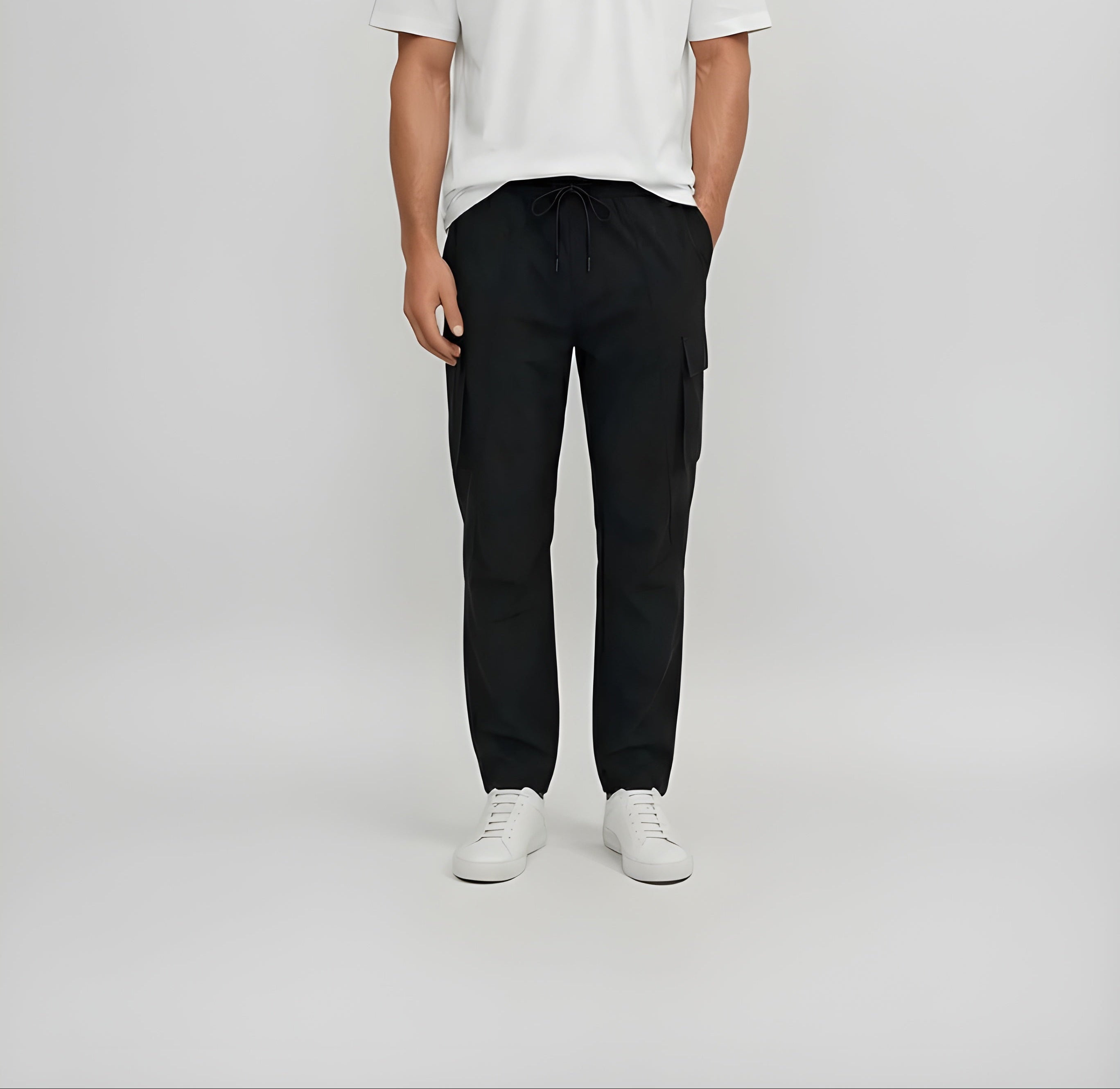 Casual Cargo Pants | Zwart