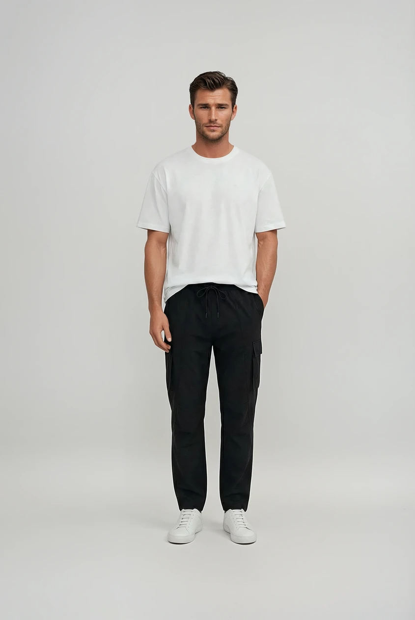 Casual Cargo Pants | Zwart