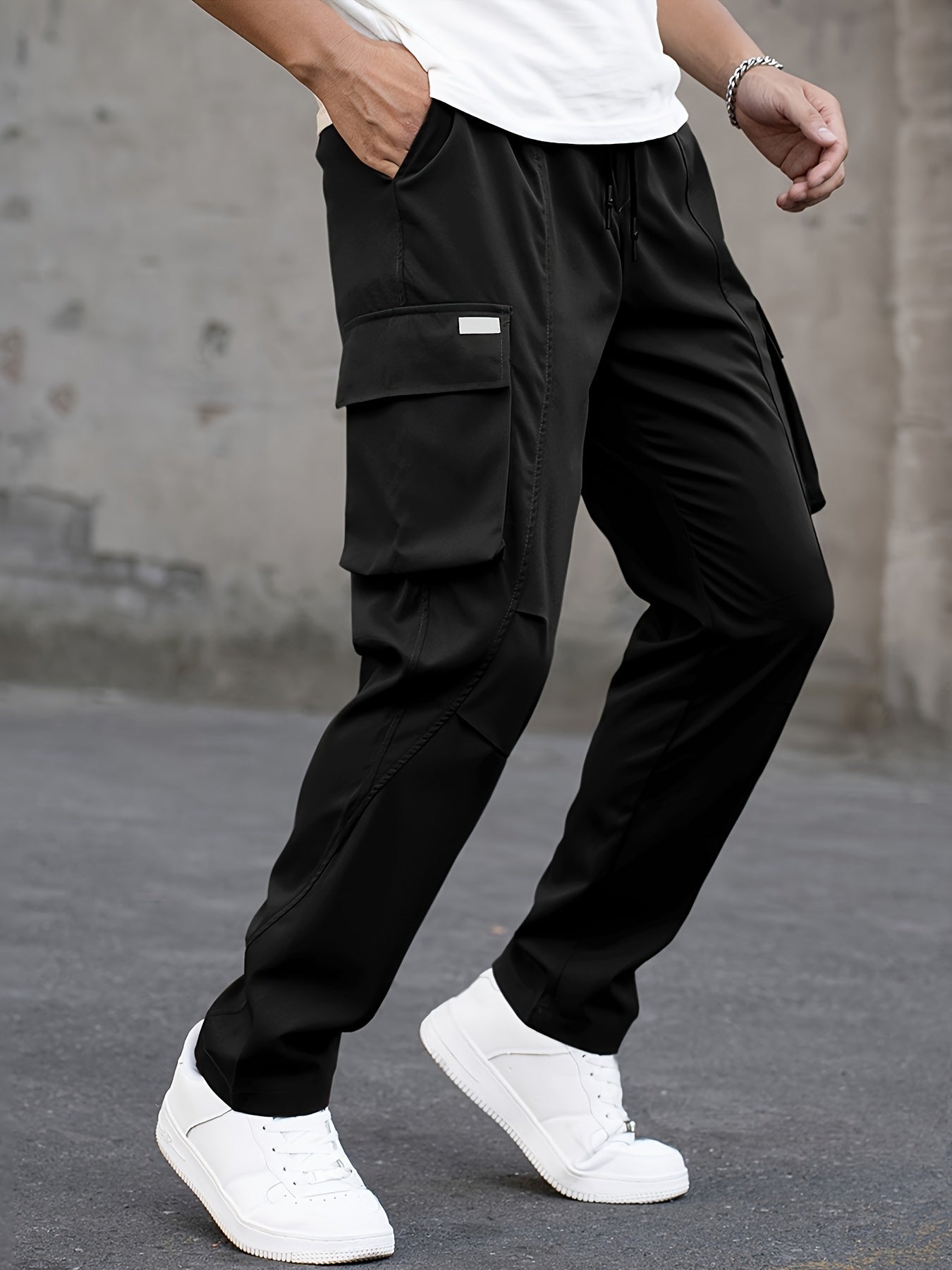 Casual Cargo Pants | Zwart