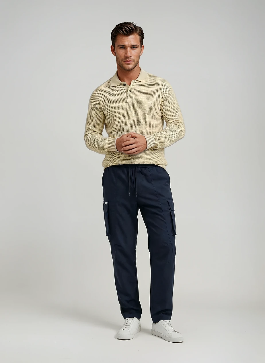 Casual Cargo Pants | Blauw