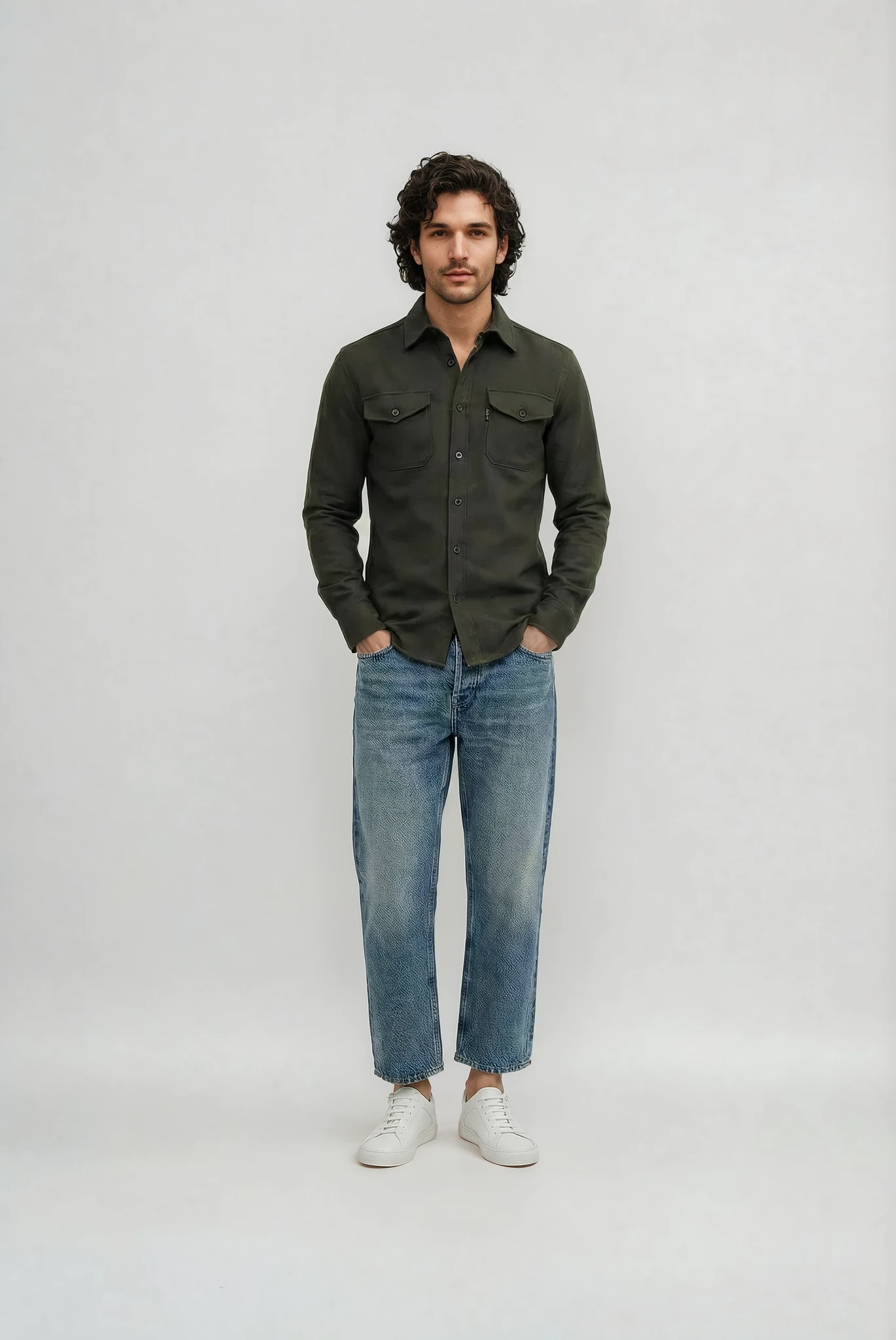 The Monsé Overshirt | Olive Drab
