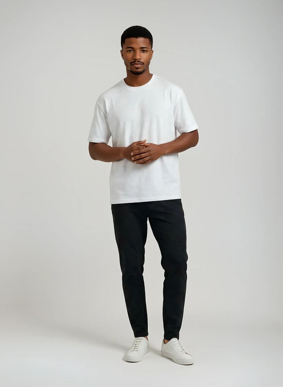 Stretch Cargo Trousers | Zwart
