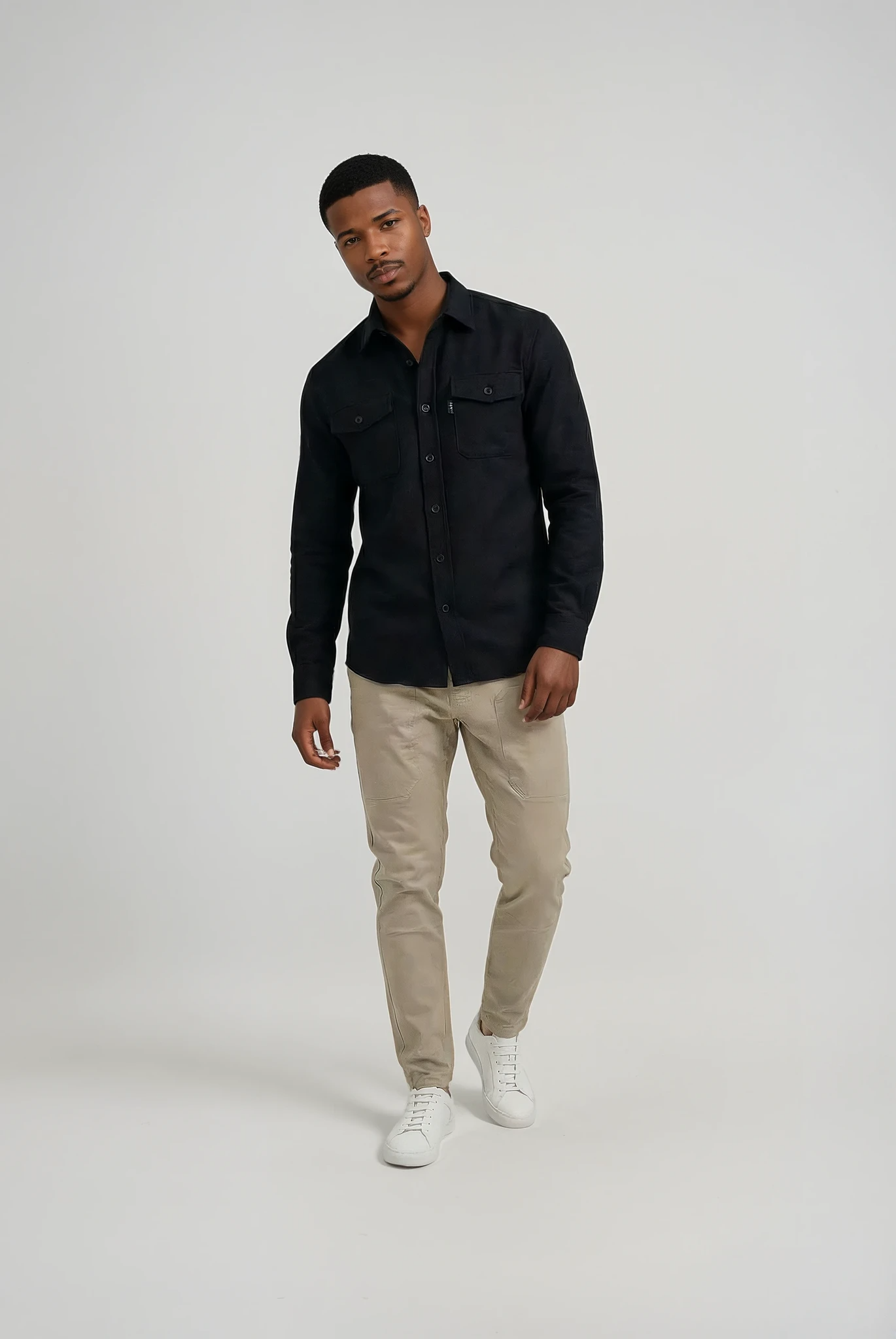 The Monsé Overshirt | Zwart