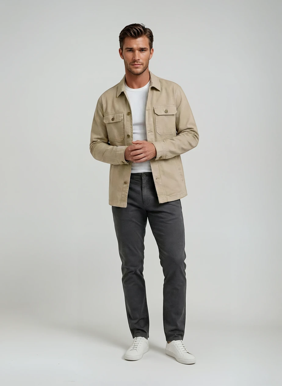 Stretch Cargo Trousers | Grijs